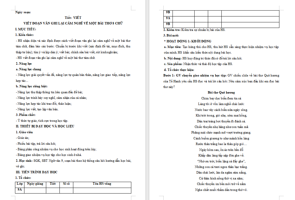 Viết đoạn văn ghi lại cảm nghĩ về một bài thơ tám chữ