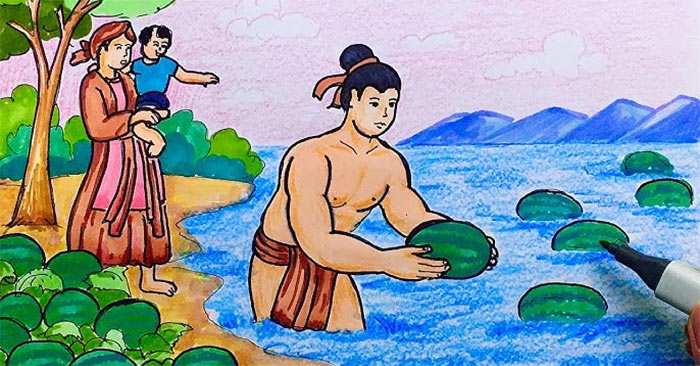 Sự tích dưa hấu