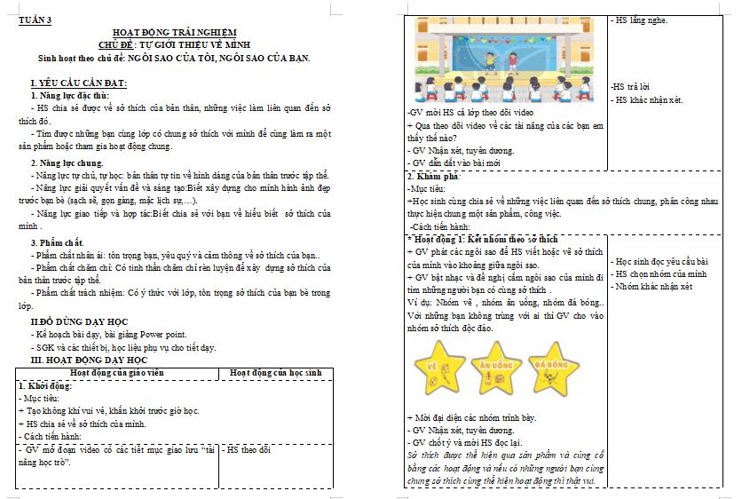 Giáo án Powerpoint Hoạt động trải nghiệm lớp 3 Tuần 3 Kết nối tri thức