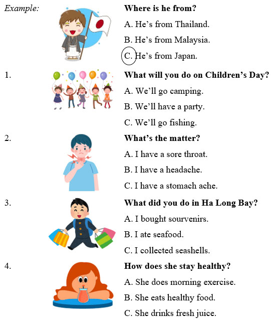 Đề thi giữa học kì 2 môn Tiếng Anh 5 Global Success