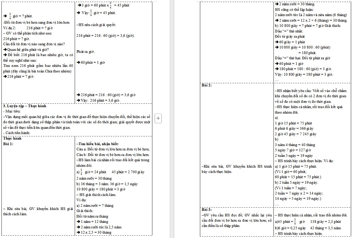 Giáo án Toán 5 Bài 77 file word