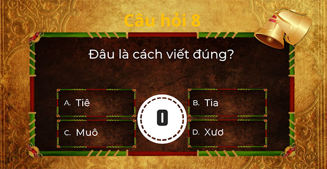 PowerPoint Rung chuông vàng