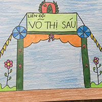 Câu đối cổng trại 26/3