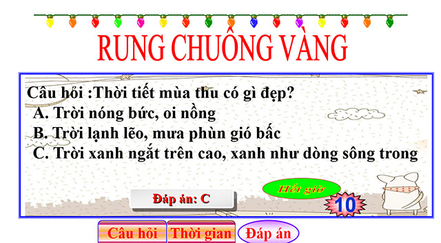 PowerPoint Rung chuông vàng lớp 3