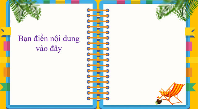 PowerPoint Sổ tay kỉ niệm cuối năm học