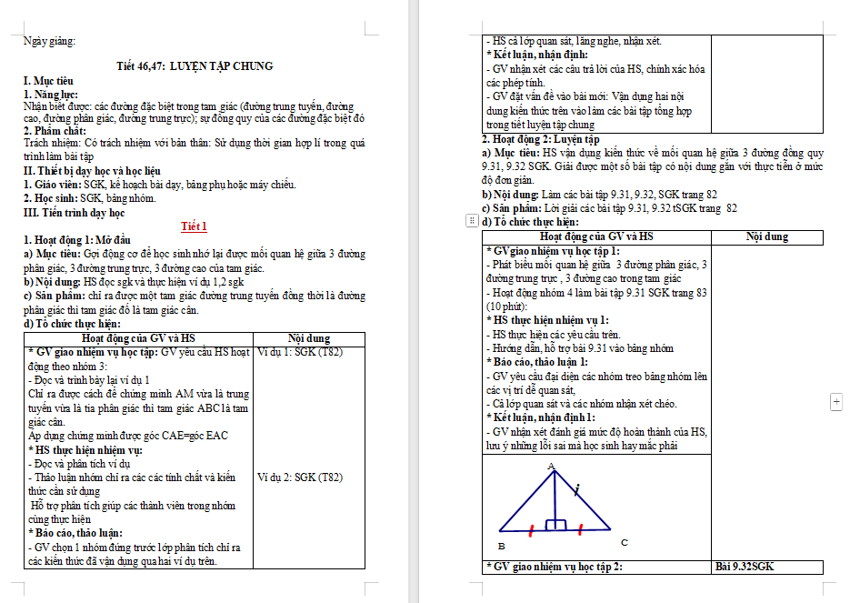 PowerPoint Toán 7 Luyện tập chung trang 83