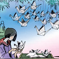 Giáo án PowerPoint Tiếng Việt 5 Bài 16: Những con hạc giấy