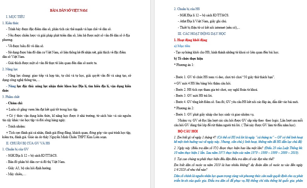 Video PowerPoint Địa lí 12 Bài 6 KNTT