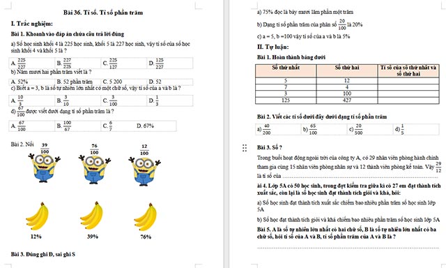 Toán 5 Kết nối tri thức