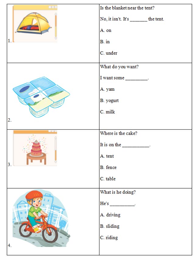 Đề thi cuối kì 2 môn Tiếng Anh 2 Global Success