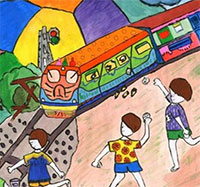 Giáo án kỹ năng sống mầm non: An toàn khi tham gia giao thông đường sắt