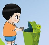 Giáo án mầm non: Dạy trẻ bỏ rác đúng nơi quy định