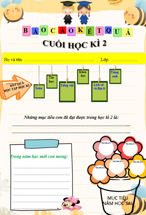 PowerPoint Báo cáo kết quả học tập học kì 2