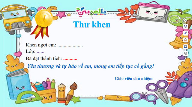 PowerPoint Thư khen
