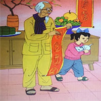 Giáo án thơ mầm non: Tết đang vào nhà