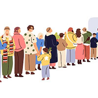 Dàn ý đoạn văn nêu ý kiến phản đối hiện tượng chen lấn khi xếp hàng