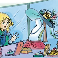 Kể lại câu chuyện Chuỗi ngọc lam bằng lời của người chị cô bé Gioan