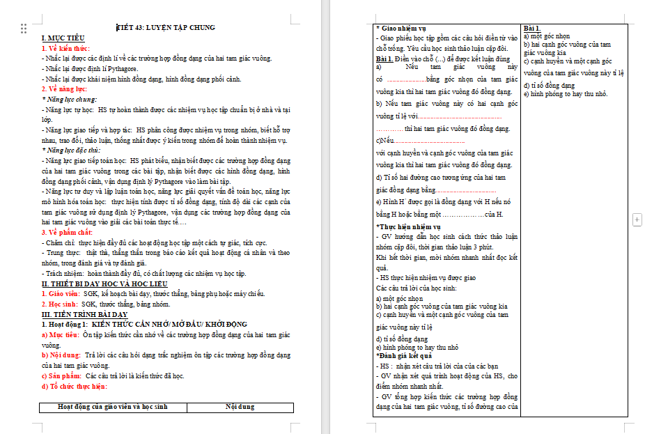 Toán 8 Luyện tập chung trang 108