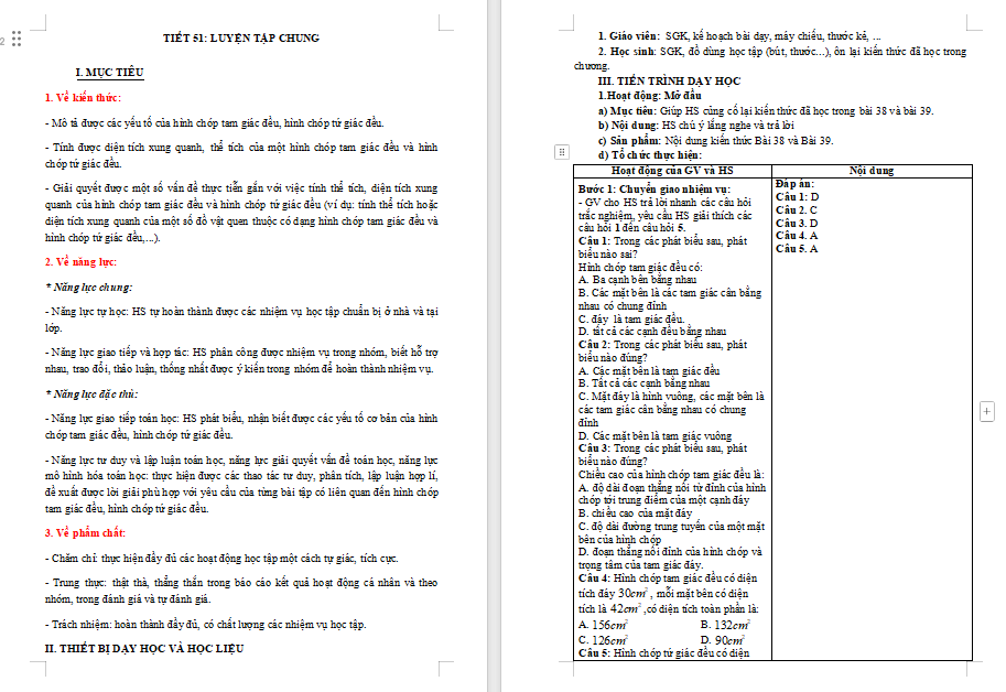 PowerPoint Toán 8 Luyện tập chung trang 121