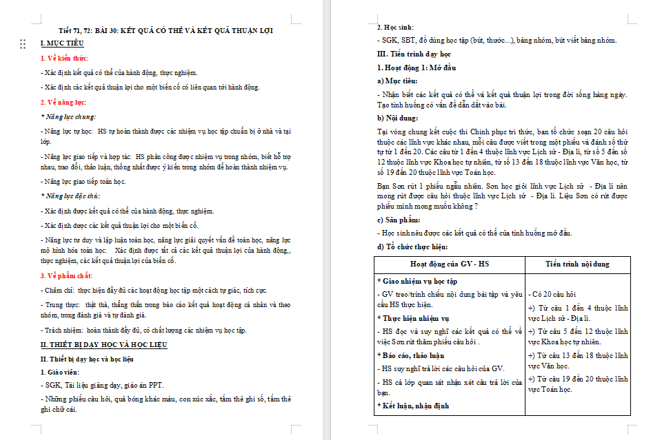 PowerPoint Toán 8 Bài 30