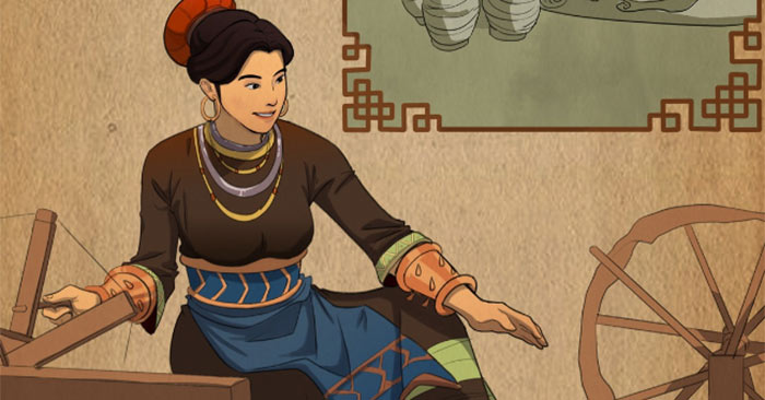 Bà tổ nghề lụa