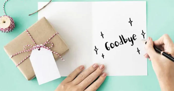 Viết lời chia tay