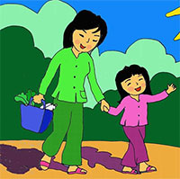 Giáo án mầm non: Bài thơ Ông mặt trời