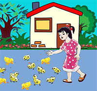 Giáo án mầm non: Bài thơ Thăm nhà bà