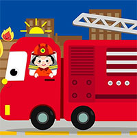 Giáo án mầm non: Bài thơ Xe chữa cháy