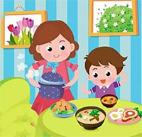 Giáo án mầm non: Bài thơ Yêu Mẹ