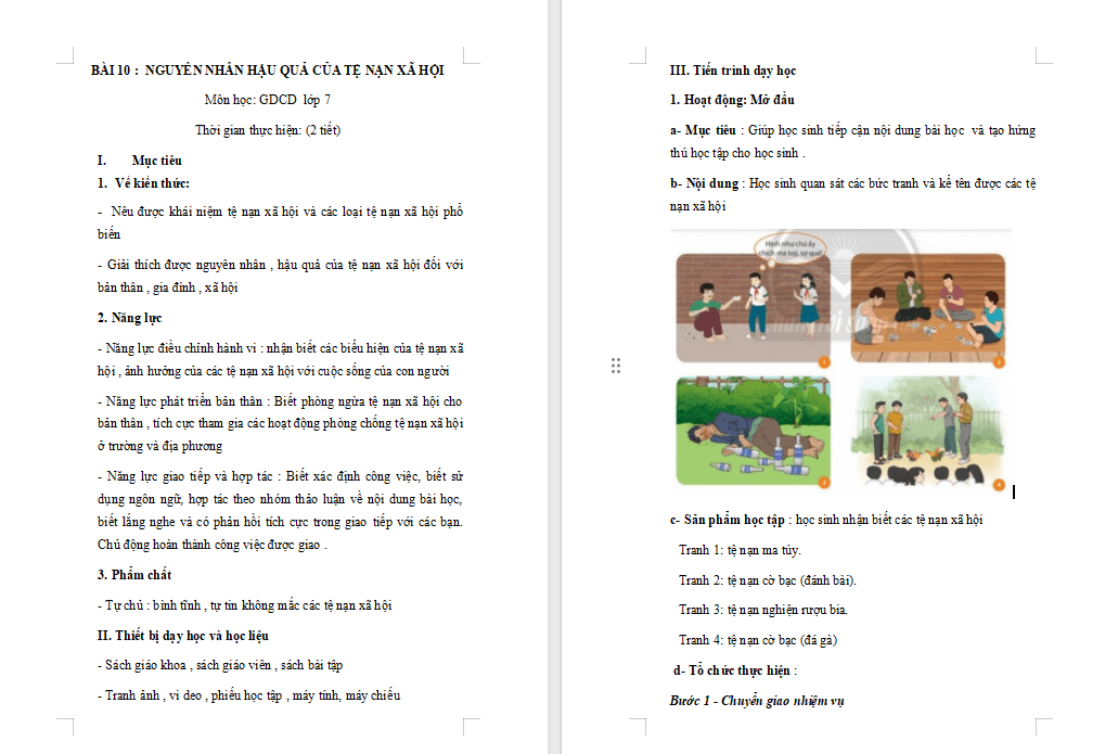 Nguyên nhân hậu quả của tệ nạn xã hội