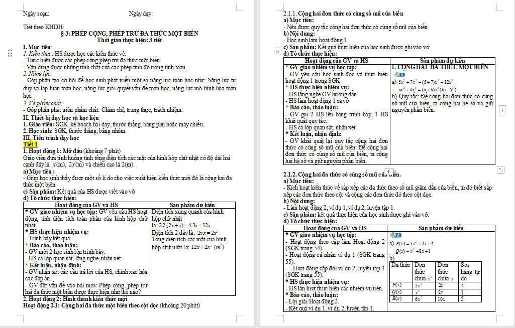  PowerPoint Toán 7 Bài 3 Cánh diều
