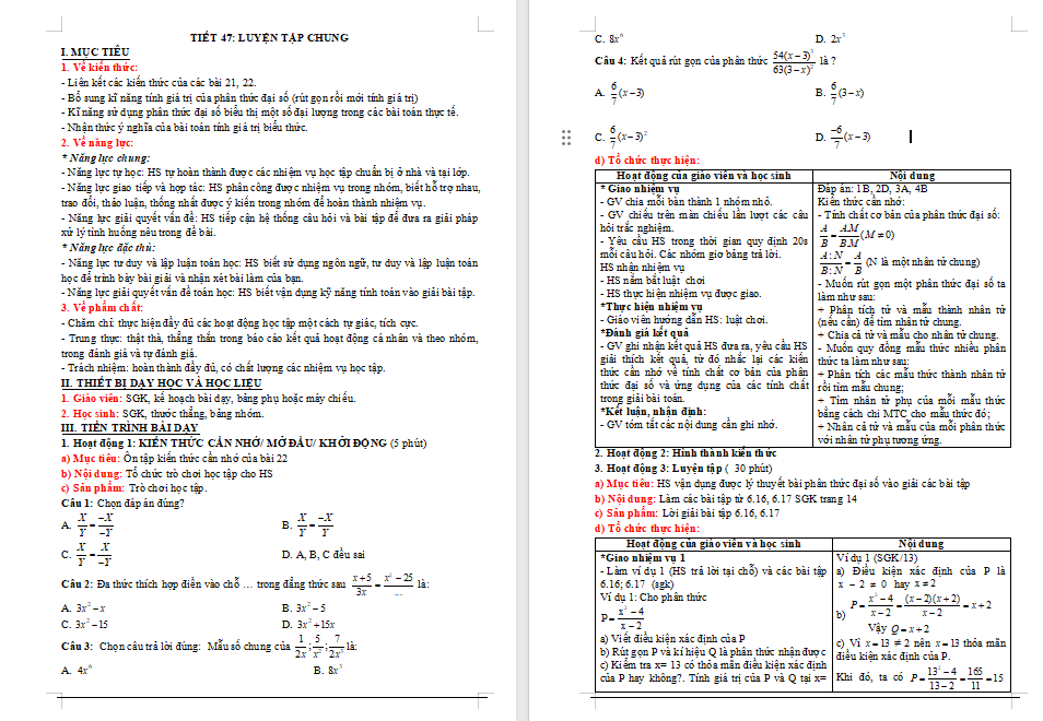 Luyện tập chung trang 13