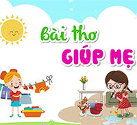 Giáo án mầm non: Bài thơ Giúp mẹ
