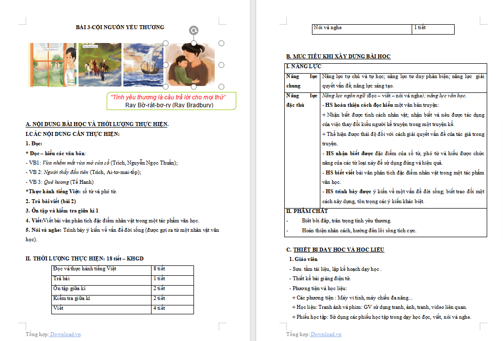  Ngữ văn 7 Bài 3 Tri thức ngữ văn