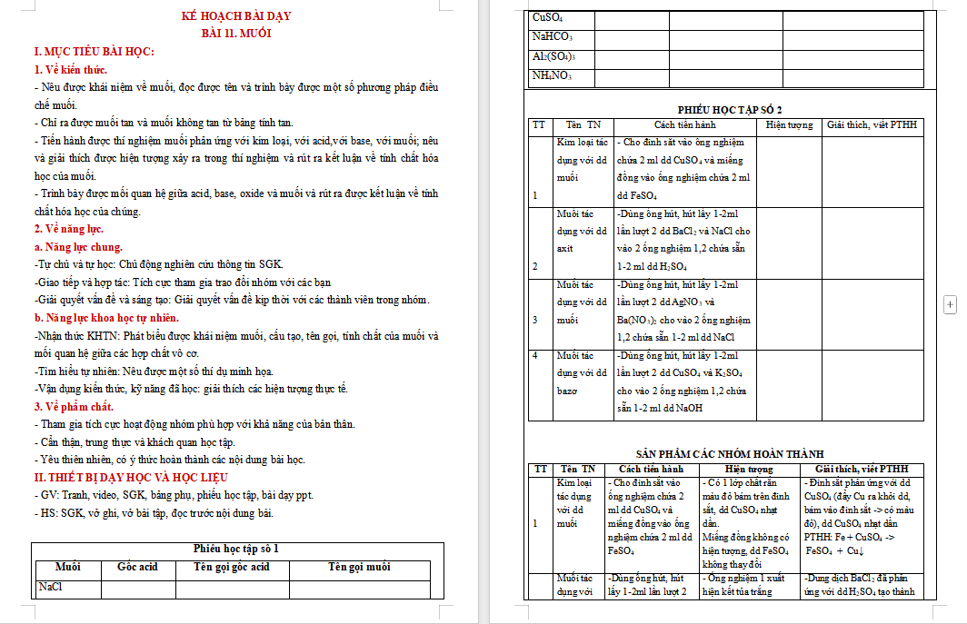 PowerPoint Khoa học tự nhiên 8 Bài 11