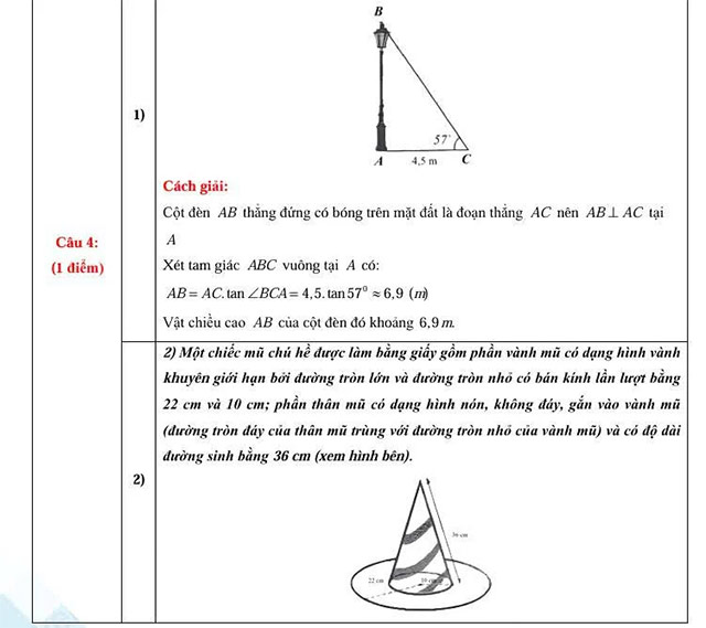 Đáp án đề thi vào lớp 10 môn Toán Đồng Nai năm 2025 - 2026