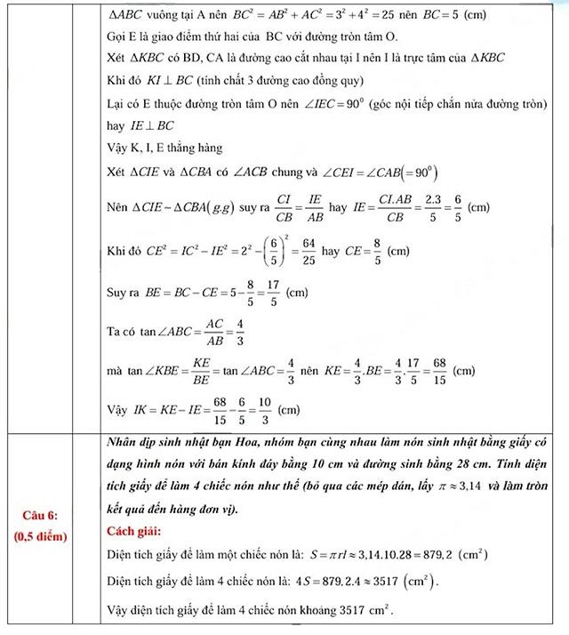 Đề thi vào 10 môn Toán Sóc Trăng năm 2025
