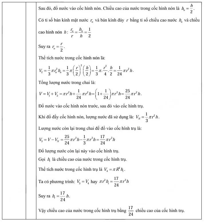 Đáp án đề thi vào lớp 10 môn Toán Huế