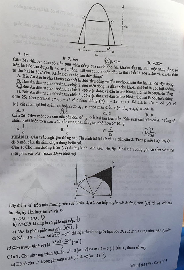 Đề thi vào lớp 10 môn Toán Hưng Yên năm 2025