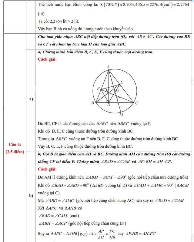 Đề thi vào lớp 10 môn Toán Khánh Hòa