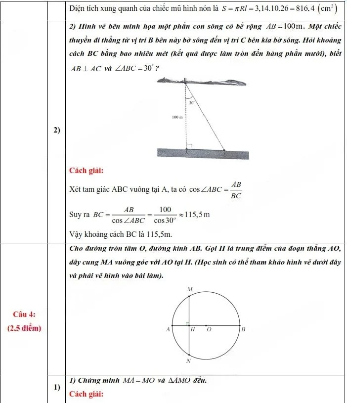 Đề thi vào lớp 10 môn Toán Kon Tum năm 2025