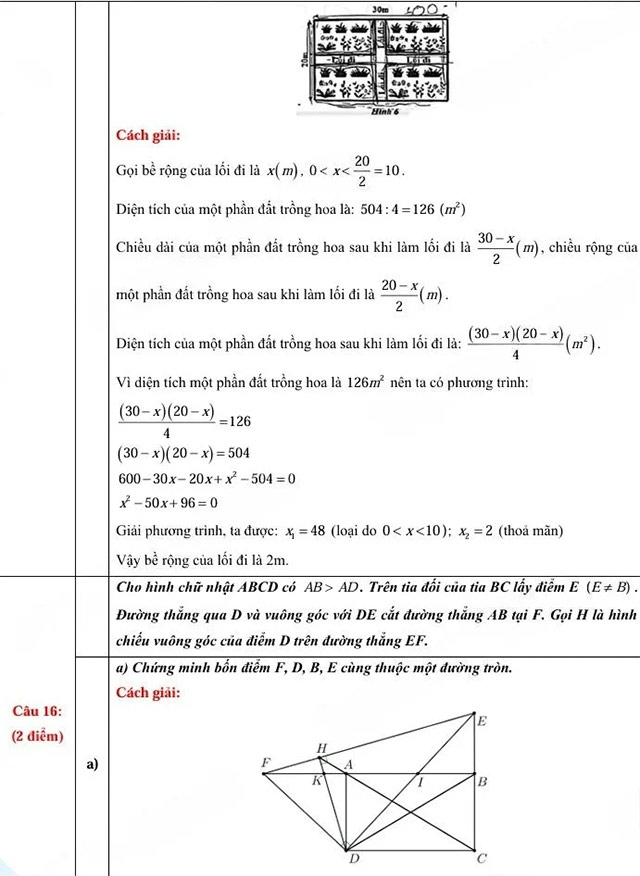 Đề thi vào 10 môn Toán Phú Yên năm 2025