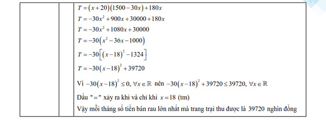 Đáp án đề thi vào 10 môn Toán Hải Dương