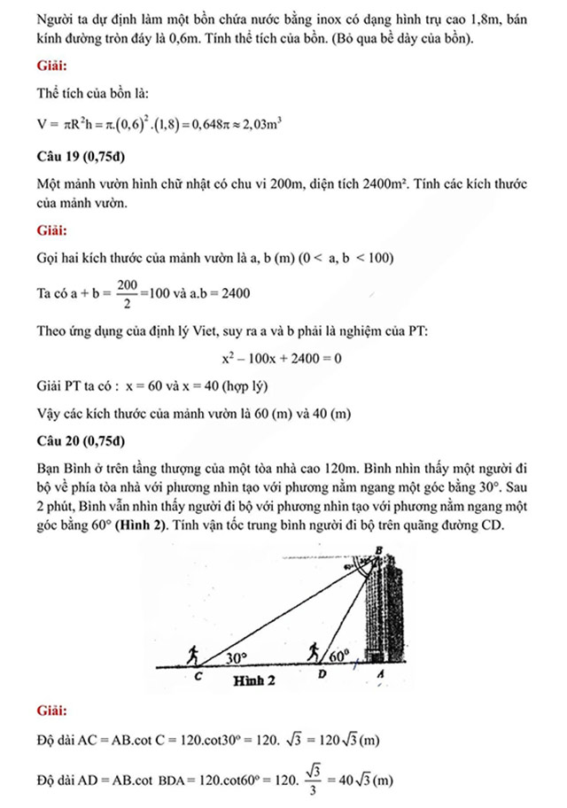 Đề thi vào lớp 10 môn Toán THPT Chuyên Lâm Đồng