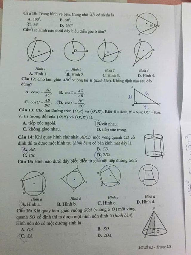 Đề thi vào lớp 10 môn Toán Quảng Bình năm 2025