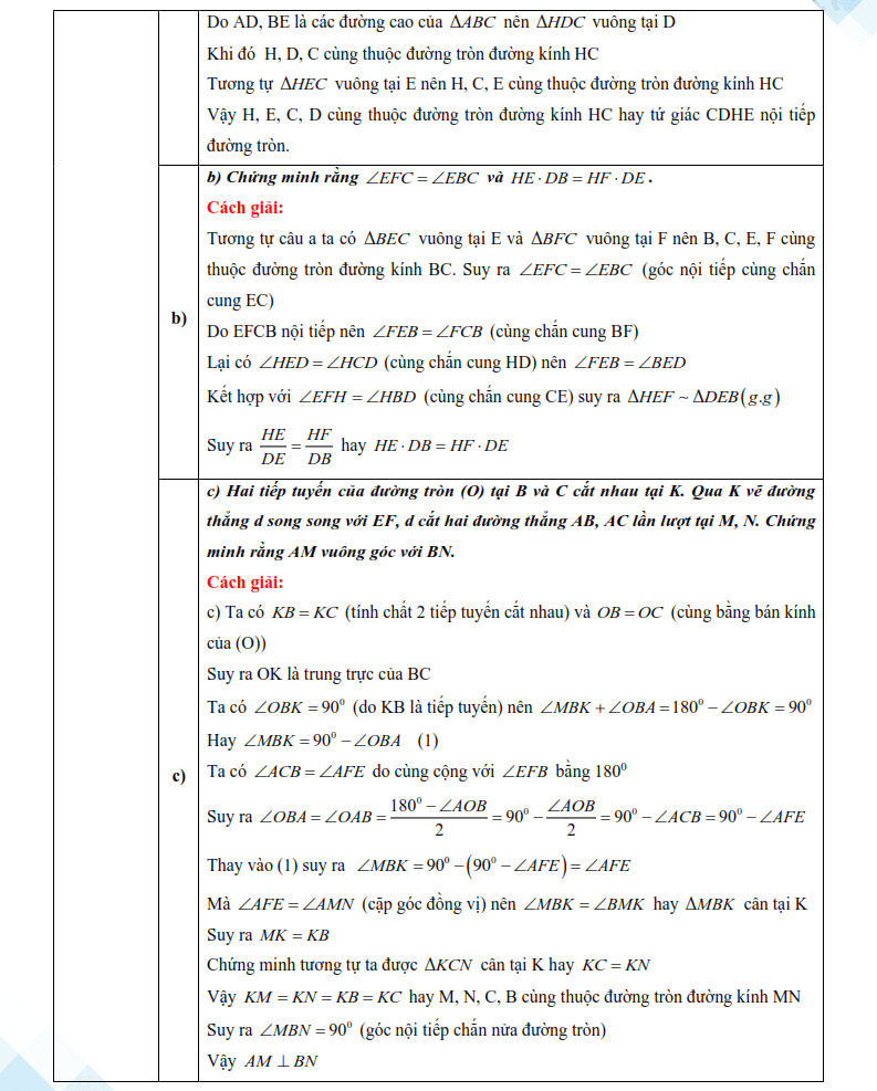 Đáp án đề thi vào lớp 10 môn Toán Quảng Nam