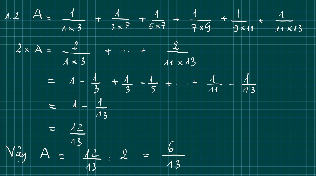 Đáp án đề thi vào lớp 6 môn Toán THCS Vũ Duệ