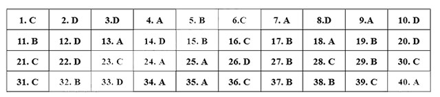 Đáp án đề thi vào 10 môn Anh Đắk Lắk