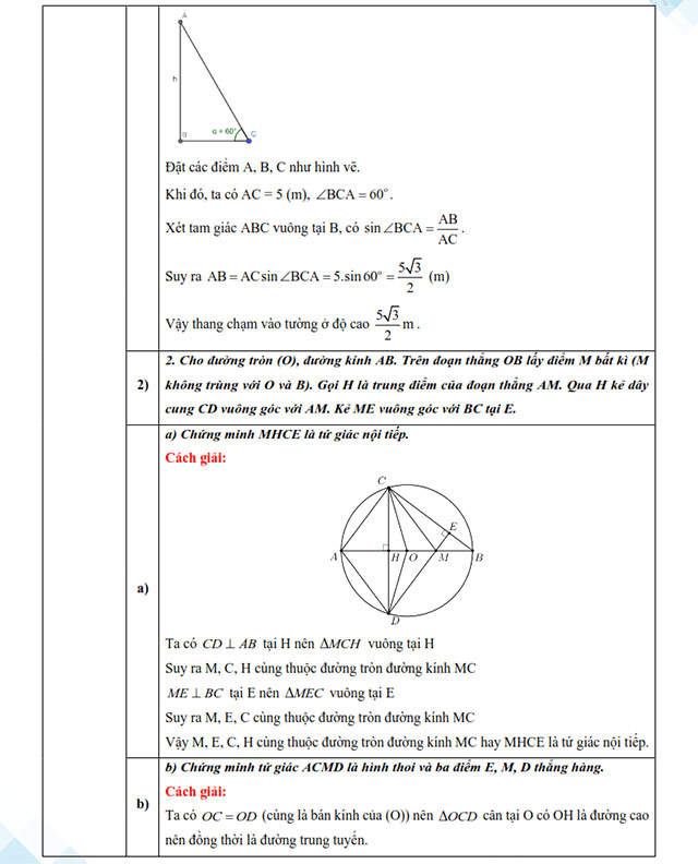 Đề thi vào lớp 10 môn Toán Tiền Giang năm 2025